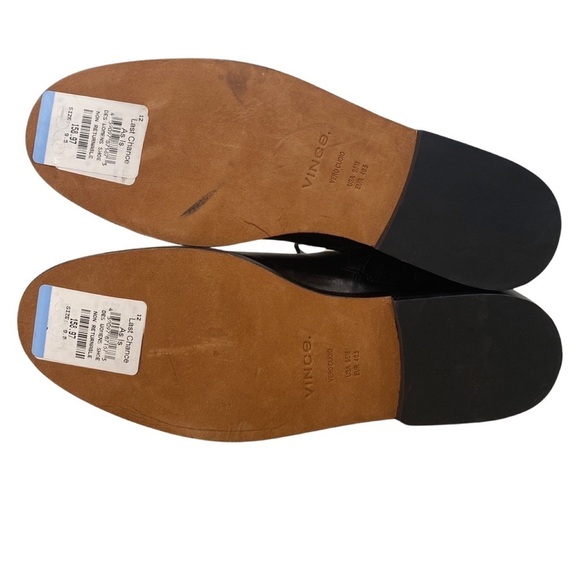 NWT Vince Women’s Cooper Black Leather Lace Up Boots Size 9.5 - Picture 11 of 12